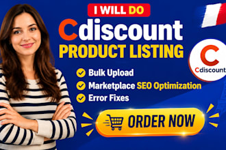 do cdiscount product listing bulk upload marketplace SEO optimization fixes