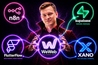 build a custom saas with weweb supabase and ai