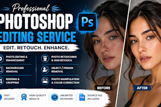 do photo manipulation, photo editing and realistic compositing