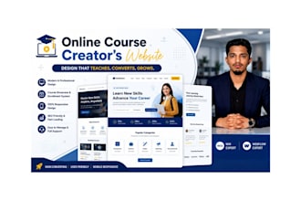 create online course creators website using wix
