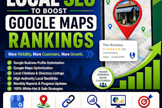 do monthly local SEO to boost google maps rankings