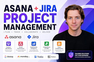 setup click up asana jira mondaycom trello notion CRM project management support