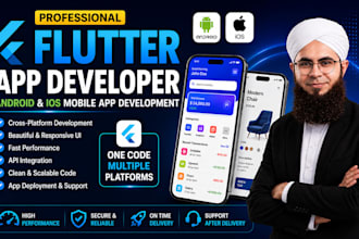 develop flutter app android ios mobile app development