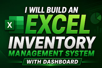 build an excel inventory management system with dashboard