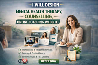 design and develop websites for therapists and coaches