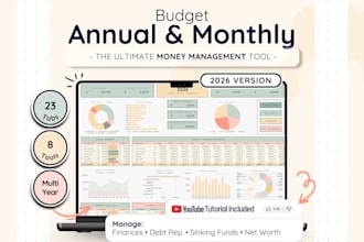 design editable excel, google sheets budget spreadsheet or invoice templates
