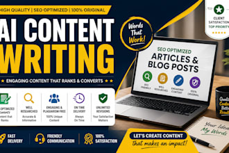 write ai content, SEO articles and blogs
