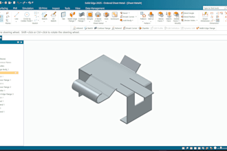 do 3d modeling and 2d drafting in solid edge
