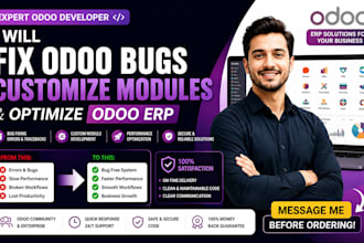 fix odoo bugs customize modules with optimize odoo erp