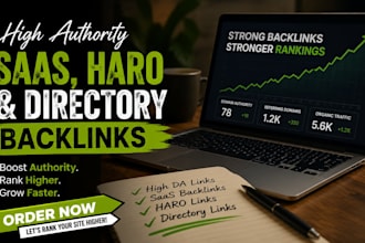 build high authority saas haro backlinks for google SEO