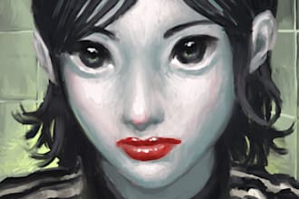 paint a digital portrait for you