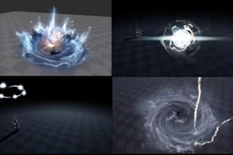 create stunning game visual effects, niagara particle system for unreal engine