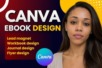 do canva ebook design, canva workbook design, editable canva ebook book cover