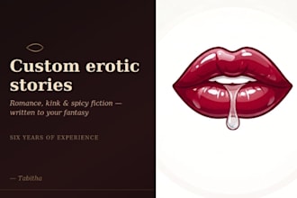 write custom bdsm and kink short stories, nsfw fiction