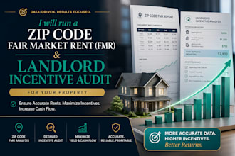 run a zip code fair market rent fmr landlord incentive audit for your proper