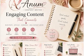 write engaging blog posts, articles, and summaries