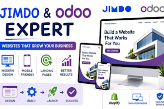 redesign jimdo ionos odoo sitew website fix bug landing page design migration