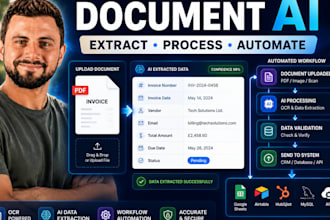 build ai document processing data extraction and workflow automation