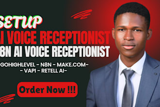 build n8n ai agent ai receptionist, ai voice agent, n8n automation vapi for hvac