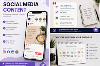 create ai social media content