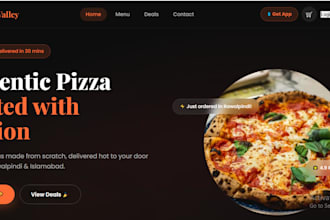 build a custom food delivery or ecommerce website with react