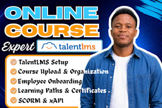 set up talentlms upload courses employee onboarding, corporate training portal