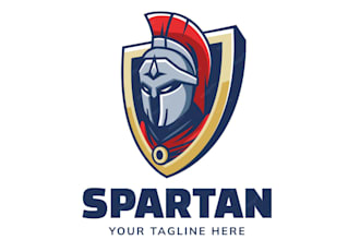 design a strong and spatan gladiator logo