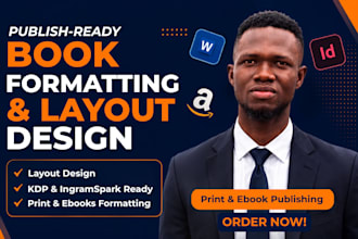 book formatting, layout design, proofread self help journal formatting book edit