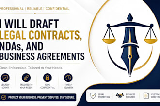 draft legal contracts, ndas, and business agreements