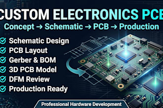 develop custom electronics pcb from concept to production