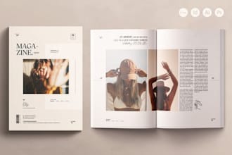 design fashion lookbook, product catalogue, magazine, photo album or yearbook