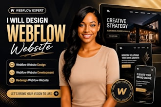 design webflow website, webflow website development, redesign webflow website