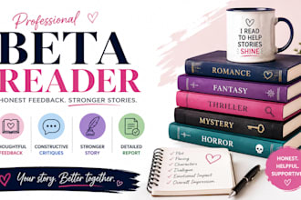 beta read romance beta reader fantasy novel beta reader thriller beta reader