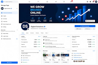 setup facebook page and business manager
