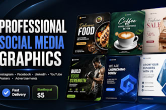 design professional social media graphics