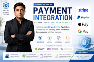 do stripe, paypal, google pay for shopify, woocommerce, squarespace fast payouts