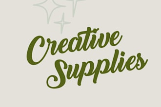 create logo design minimalist