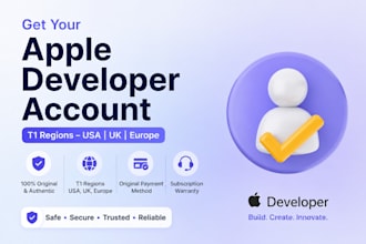help you to create apple developer account