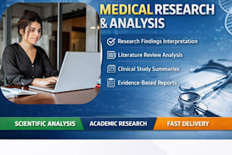 help with medical research and professional medical writing