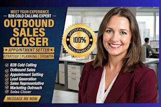 b2b cold calling expert outbound sales closer appointment setter lead generation