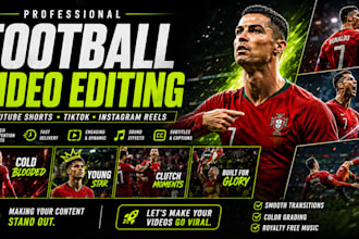 creat a viral football youtube shorts video