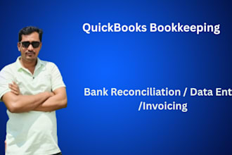 do quickbooks online bookkeeping, bank reconciliation and data entry