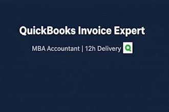 do quickbooks invoice, bookkeeping and data entry