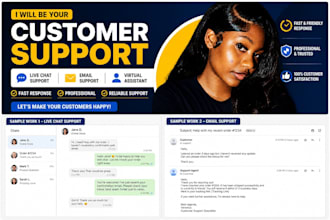 do professional customer service and live chat support