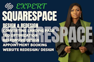 squarespace website design squarespace website redesign squarespace landing page