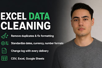 clean and organize your messy excel and csv data