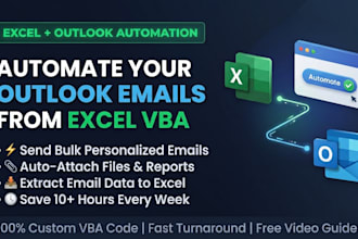 automate outlook emails using excel vba and macros