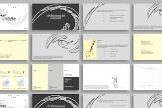 design a clean and professional presentation