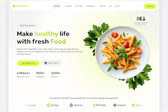 design food truck website, online booking restaurant website, catering website