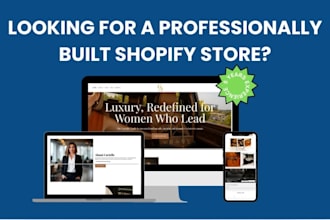 do shopify store design, redesign shopify store, wordpress to shopify
